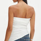 Asymmetrical Strapless Top