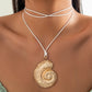 Raila Curly Shell Necklace